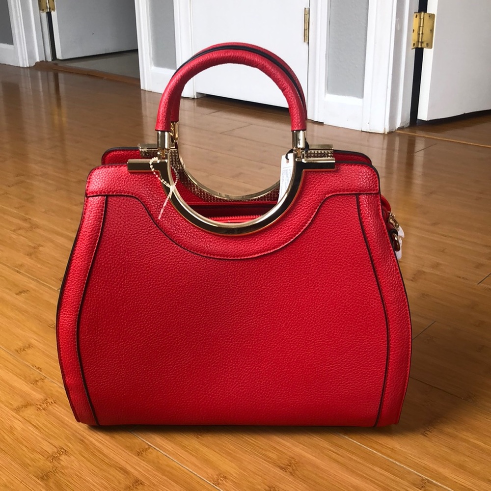 Brand new red purse.